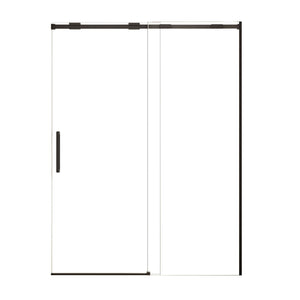 Semi-Frame Single Sliding Shower Door With Clear Tempered Glass by Couch.com