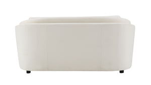 Mariko - Linen Loveseat With 2 Toss Pillows - Beige by Couch.com