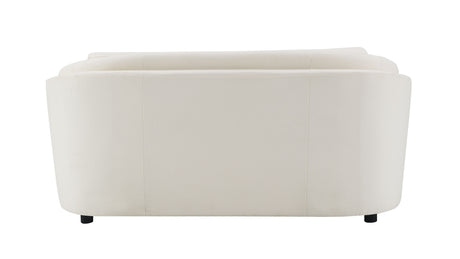 Mariko - Linen Loveseat With 2 Toss Pillows - Beige by Couch.com