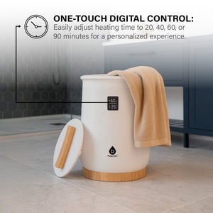 Pursonic Luxury Towel Warmer with One-Touch Digital Control Panel