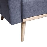 Easton - Linen Fabric Chair With USB Charging Ports Pockets And Pillows by Couch.com