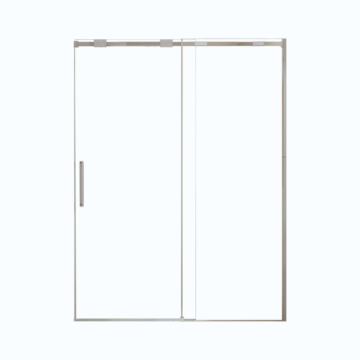 Semi-Frame Single Sliding Shower Door With Clear Tempered Glass by Couch.com