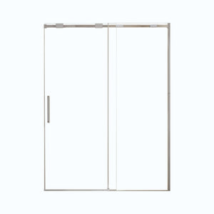 Semi-Frame Single Sliding Shower Door With Clear Tempered Glass by Couch.com