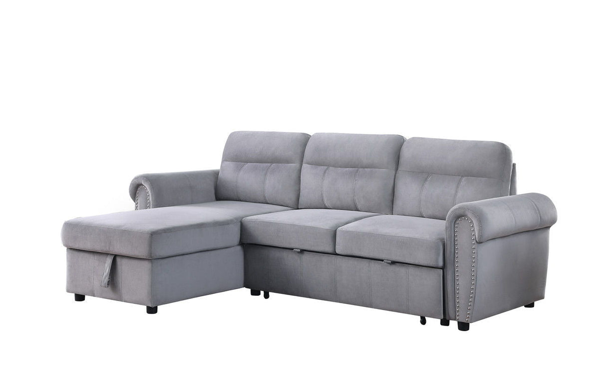 Ashton - Reversible Sleeper Sectional Sofa Chaise by Couch.com