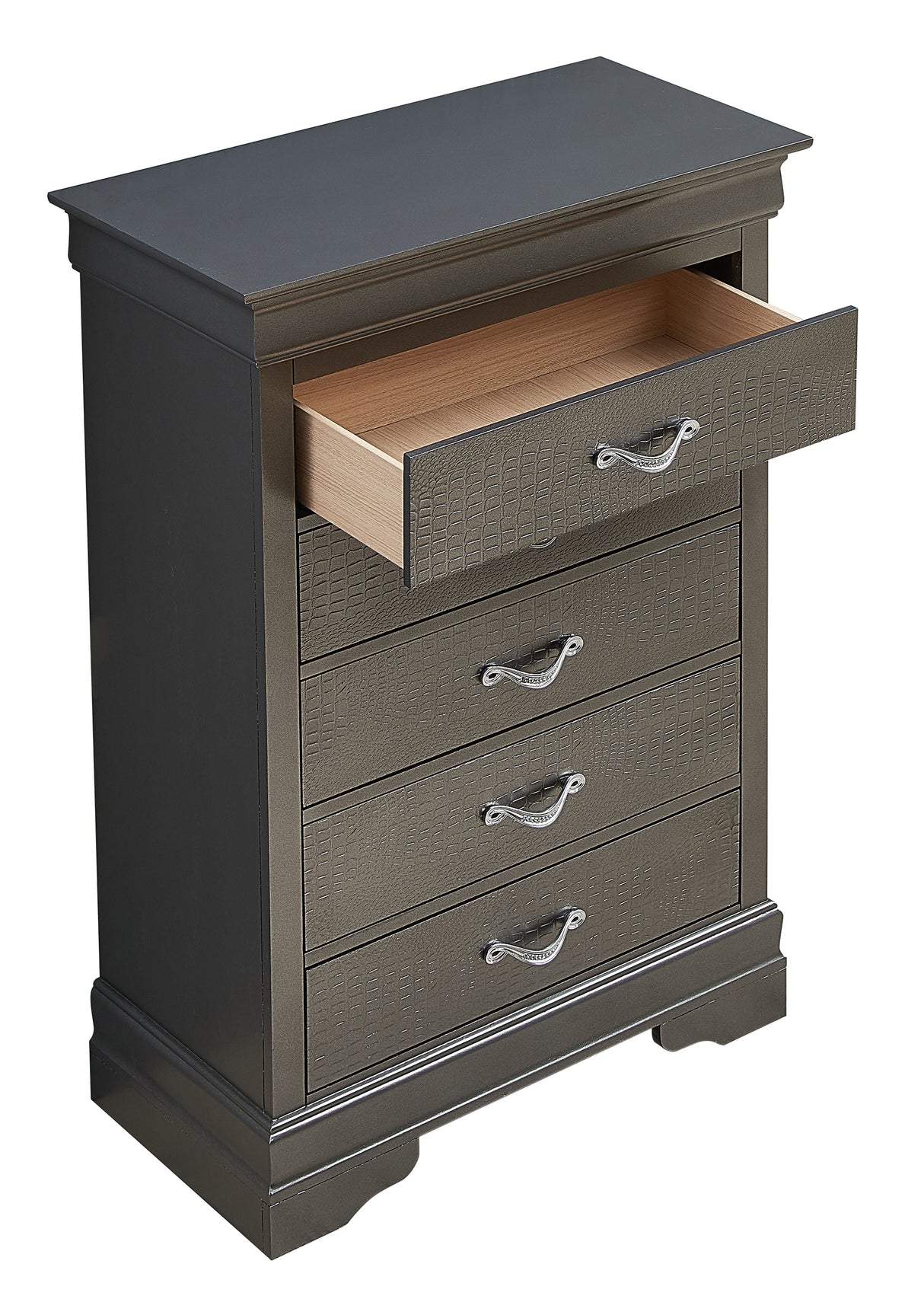 Sleek Transitional Chest - Metal Black by Couch.com