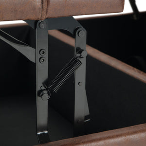 Harrison - Upholstered Coffee Table Storage Ottoman by Couch.com