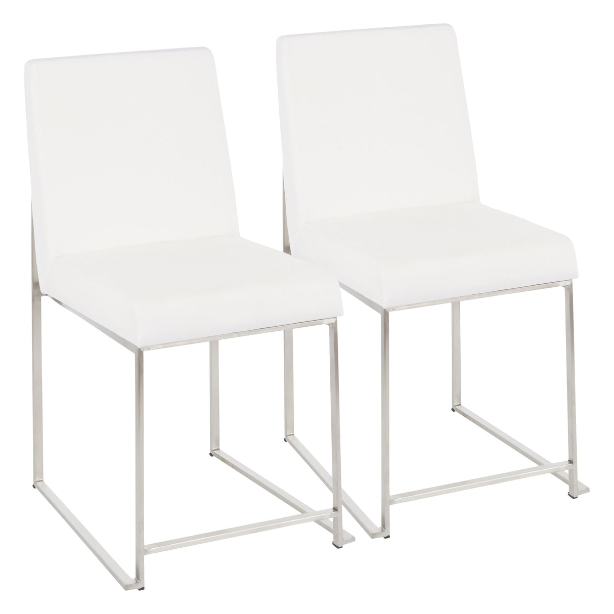 Fuji - Contemporary Modern Elegance High Back Dining Chair (Set of 2) by Couch.com