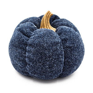 Pumpkin Ornament Decor For Holiday Harvest Festival Fall Festival & Thanksgiving (Set of 3) - Blue by Couch.com