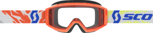 SCOTT Youth Primal Goggles - Orange - Clear 4030260036043