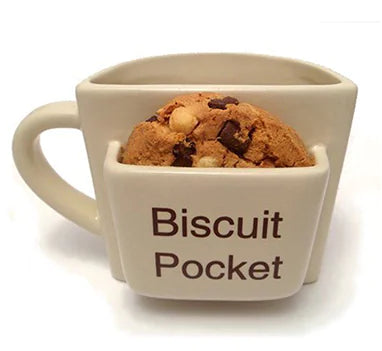 Creative Face Cookie Ceramic Mug for Coffee and Tea