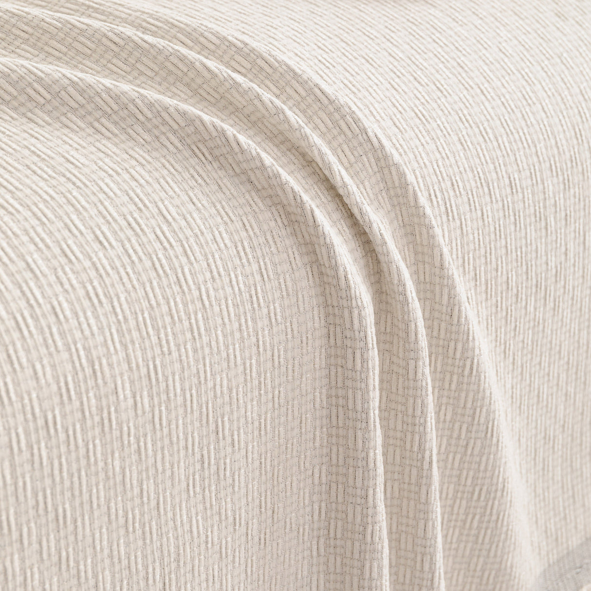 Textured Woven Modern Sofa Cover, Natural Blend Decorative Couch Throw Blanket