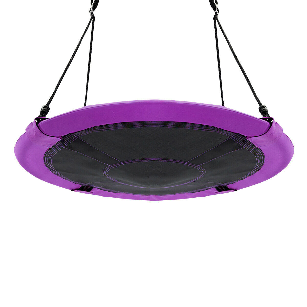 40 Inch Flying Saucer Tree Swing Indoor Outdoor Play Set-Blue