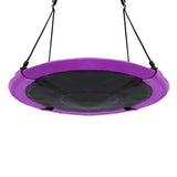 40 Inch Flying Saucer Tree Swing Indoor Outdoor Play Set-Blue