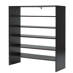 3 Pieces 31-Inch Stackable Multi-Shape Shoe Rack-White