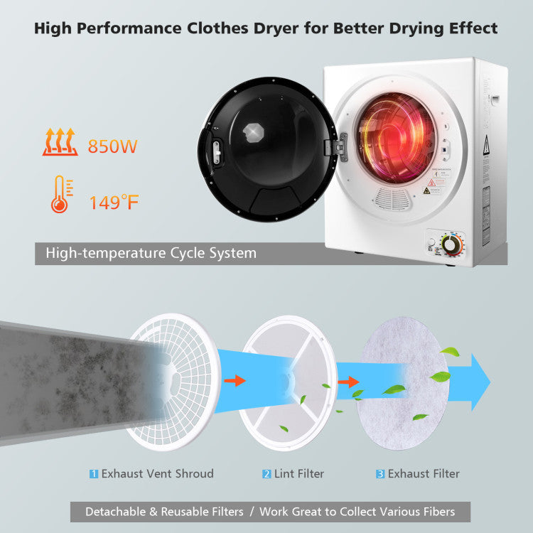 1.5 Cu. Ft. Clothes Dryer by DirectDeals