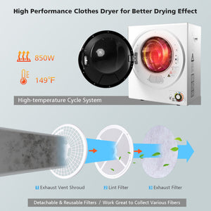 1.5 Cu. Ft. Clothes Dryer by DirectDeals