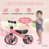 4 Wheels Baby Balance Bike Toy-Blue
