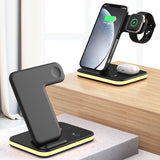 4-in-1 Wireless Charging Stand with Night Light by Infinite Basics