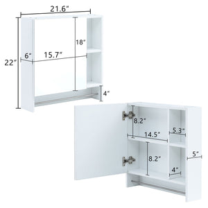 Wall Mounted Bathroom Storage Medicine Cabinet Cabinet With Mirror Door by Couch.com