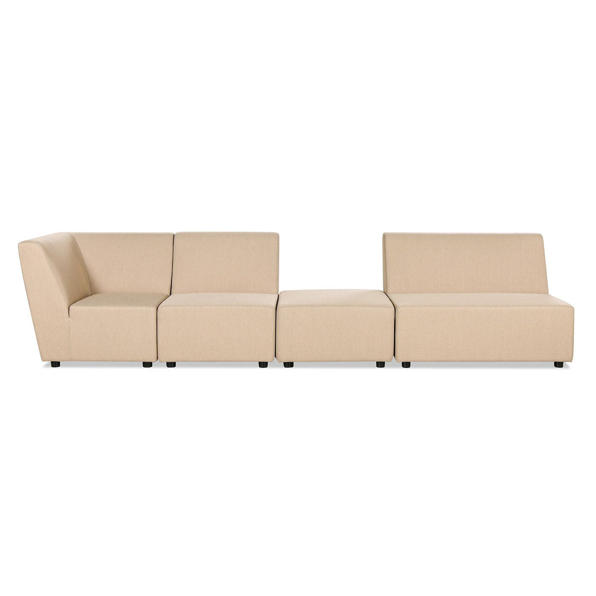 Cleo - Modular Upholstered Deep Seating Patio Corner Chair Axroma Olefin by Couch.com