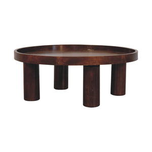 Artisan Furniture Crescent Coffee Table - Chestnut by Couch.com