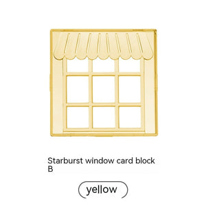 Color Window Asterism Magnetic Building Blocks Assembly