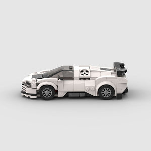 Built-up Block Series 8-grid Racing Model