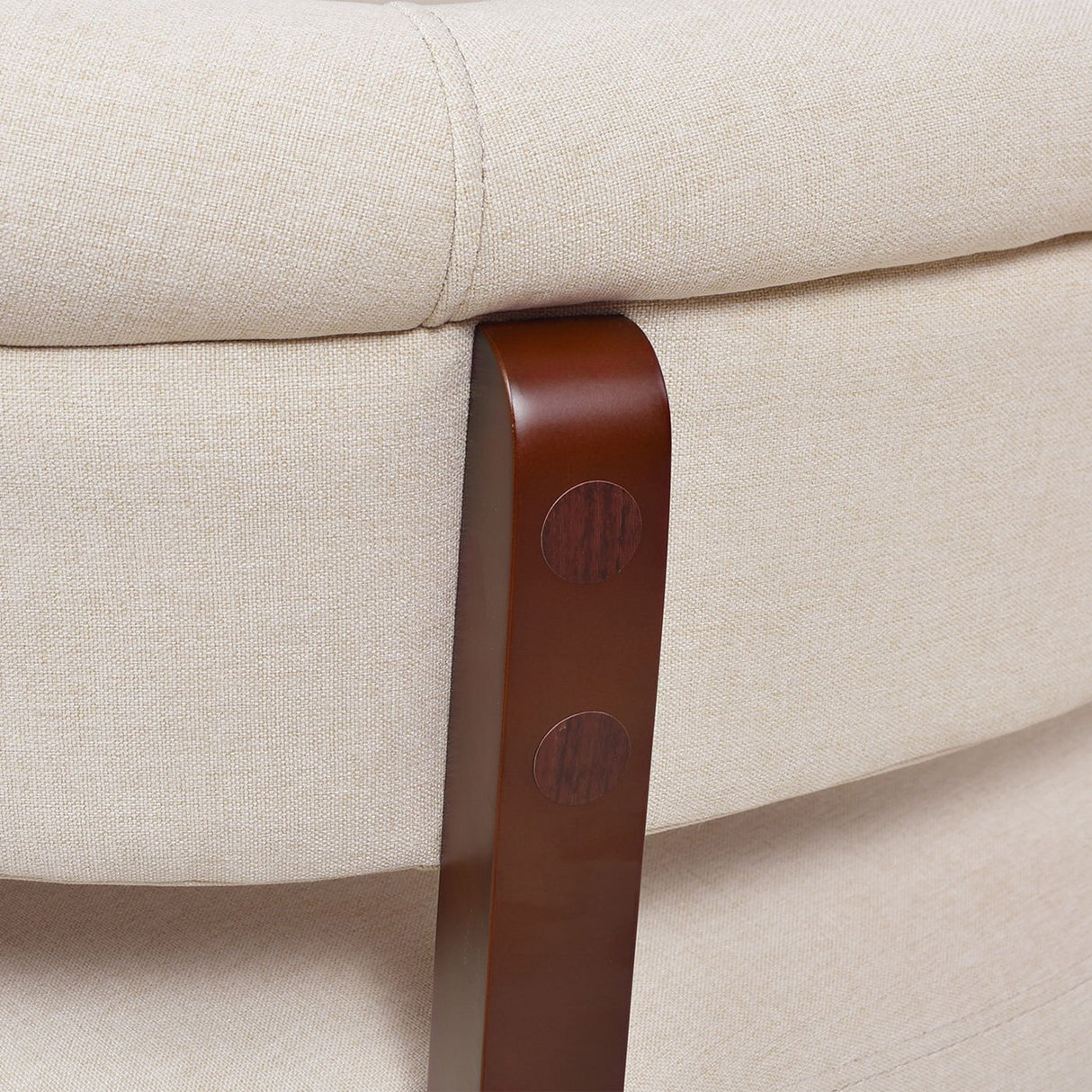 Jared - Versatile Roll Arm Tufted Bench Settee