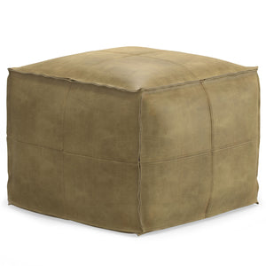 Sheffield - Handcrafted Square Pouf by Couch.com
