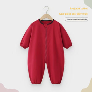 Baby Coverall Crawling Cotton UV-Protective Jumpsuit