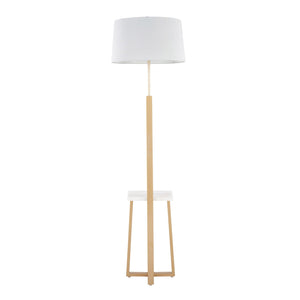 Cosmo - Shelf Contemporary / Glam Floor Lamp by Couch.com