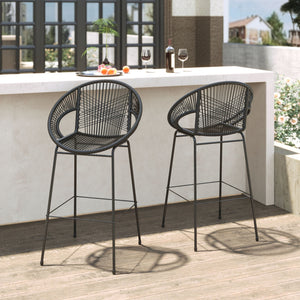 Ferrara Outdoor Patio Barstool (Set of 2)