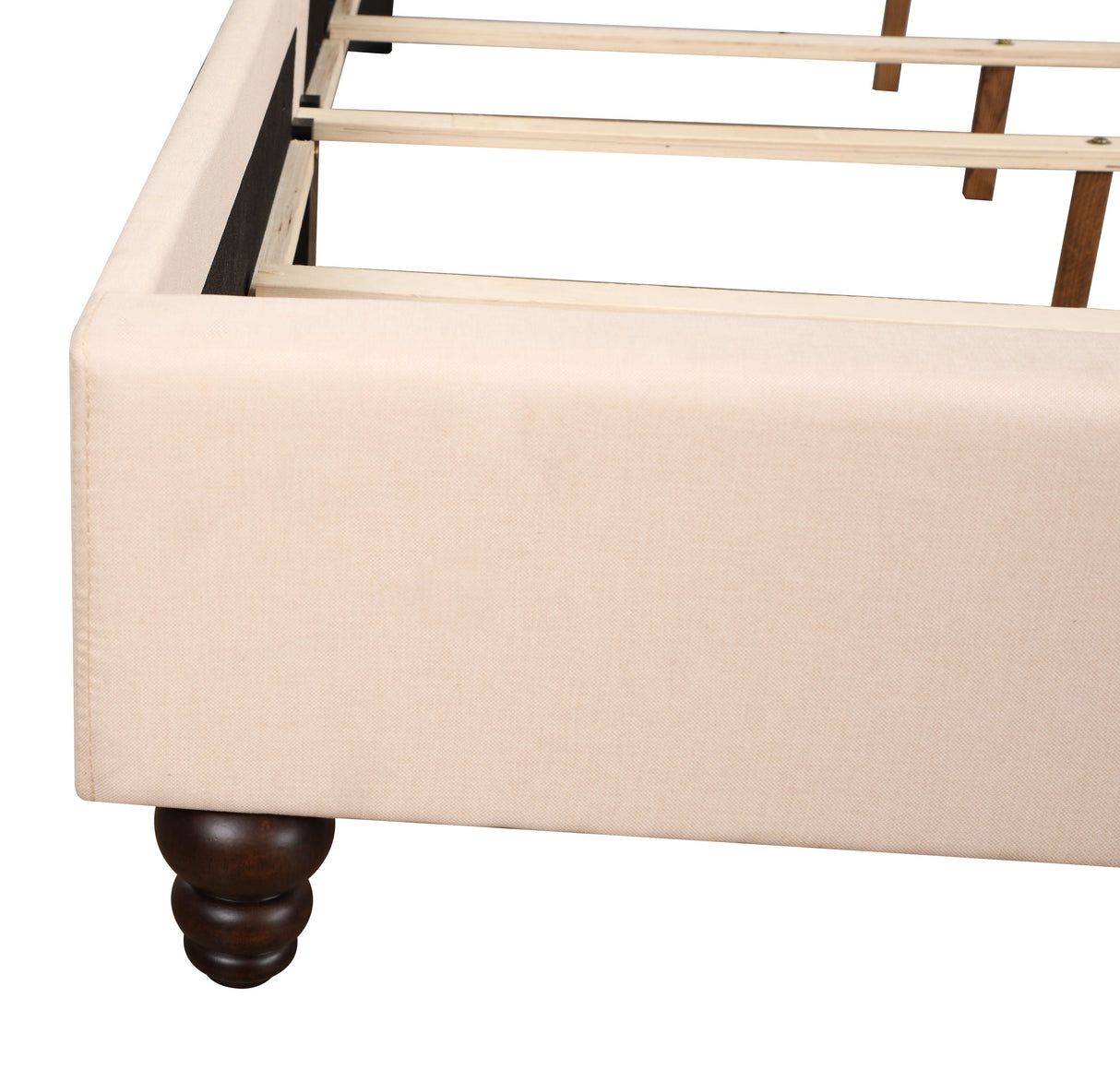 Nailhead Bed Transitional Vibrant by Couch.com