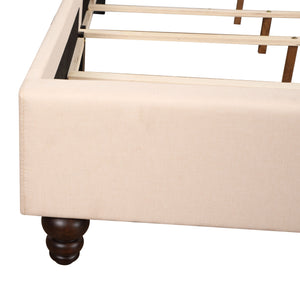 Nailhead Bed Transitional Vibrant by Couch.com