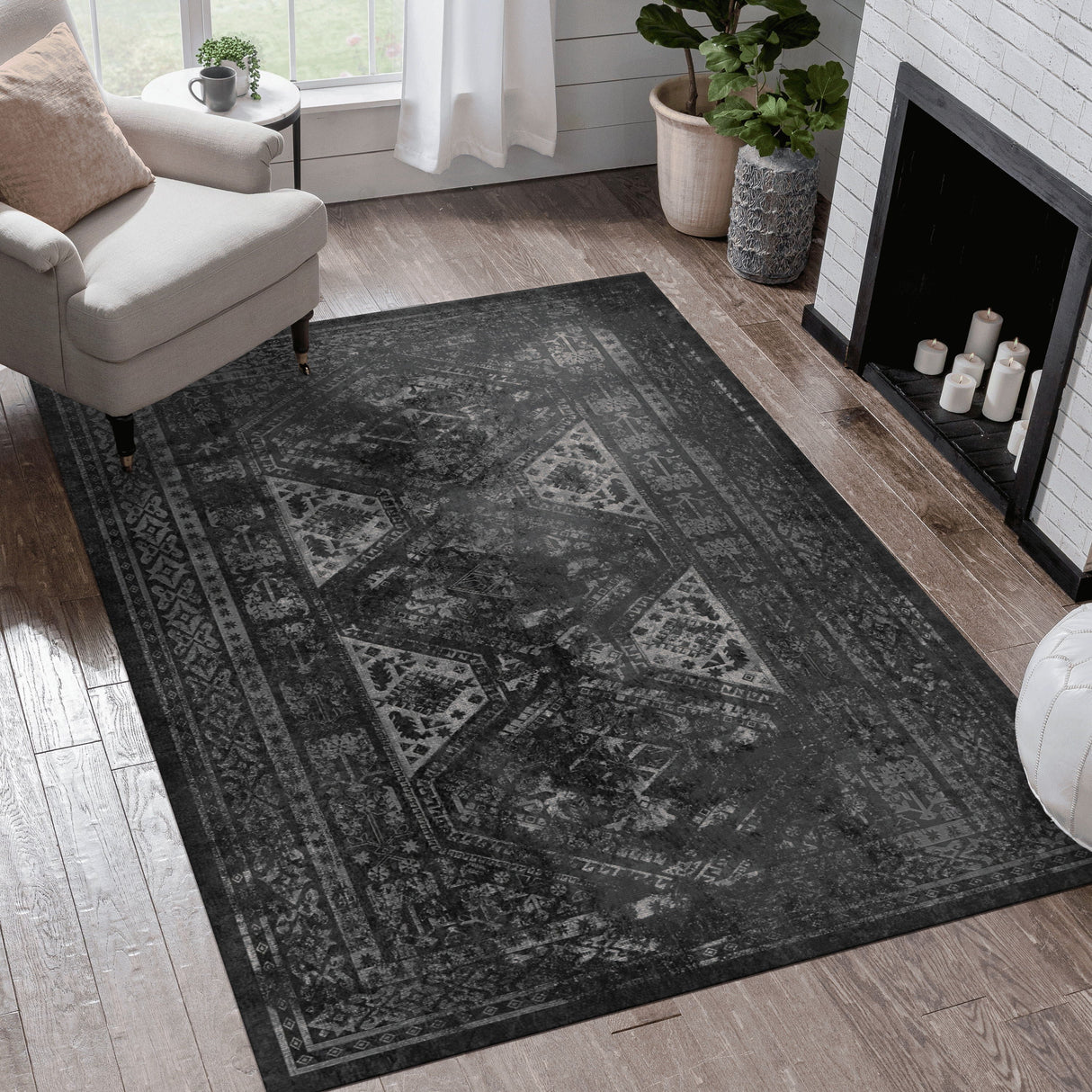 Maval - Trendy Washable Area Rug by Couch.com