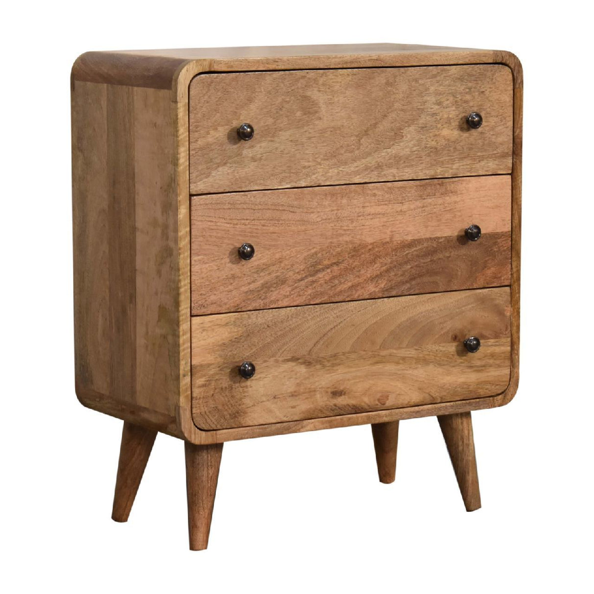 3 Drawer Mini Curved Chest by Couch.com
