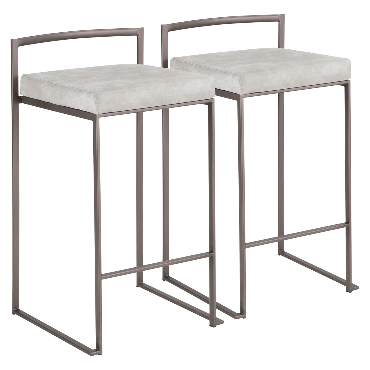 Fuji - Industrial Stackable Counter Stool Elegant Design by Couch.com