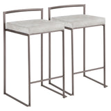 Fuji - Industrial Stackable Counter Stool Elegant Design by Couch.com
