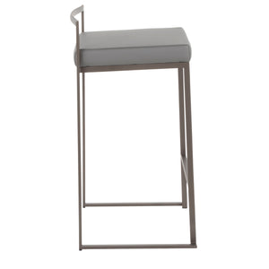 Fuji - Industrial Stackable Counter Stool Elegant Design by Couch.com