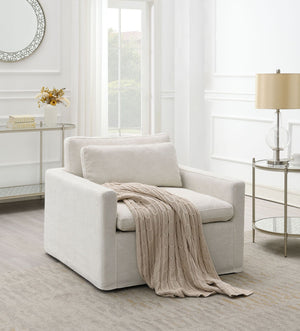 Naveen - Swivel Chair With 1 Toss Pillow by Couch.com