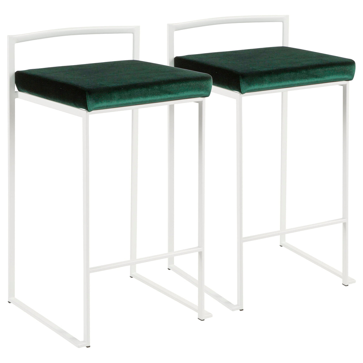 Fuji - Simple Elegance, Contemporary Stackable Counter Stool by Couch.com