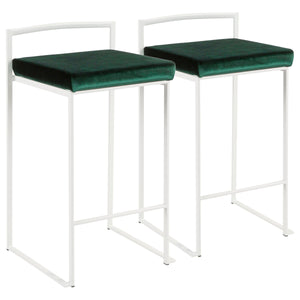 Fuji - Simple Elegance, Contemporary Stackable Counter Stool by Couch.com