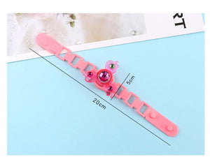 Luminous LED Light Fidget Spinner Hand Top Spinners Glow In Dark Light EDC Figet Spiner Finger Stress Relief Toys Kid's Bracelet