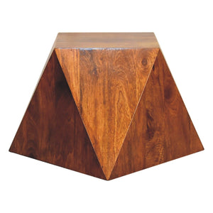 Abstract End Table - Chestnut by Couch.com