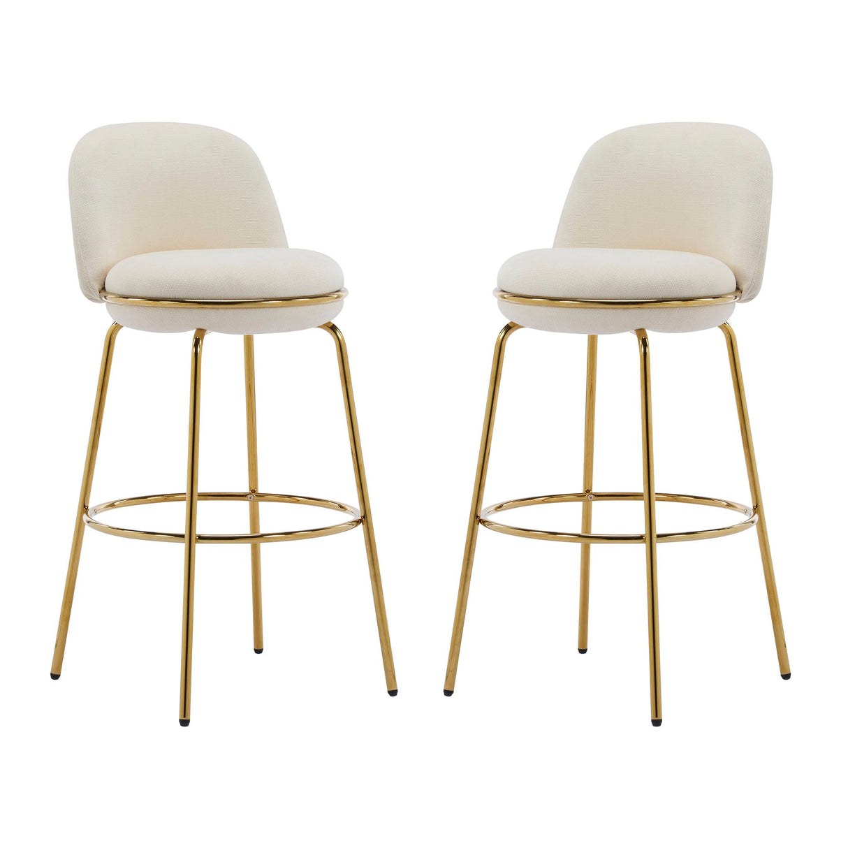 Rio Claro Indoor Upholstered Barstool Set of 2