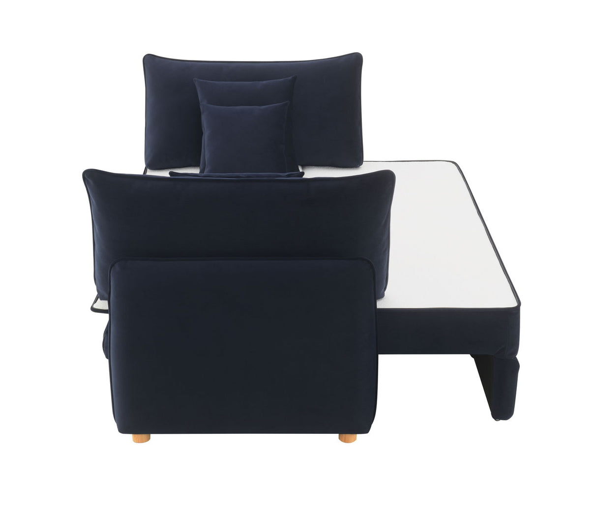 Irina - Pull Out Sleep With Storage by Couch.com