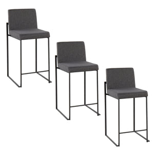 Fuji - Contemporary Modern Elegance, High Back Counter Stool by Couch.com