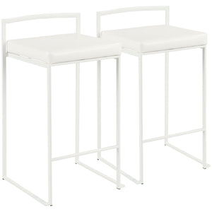 Fuji - Simple Elegance, Contemporary Stackable Counter Stool by Couch.com