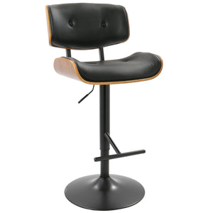 Lombardi - Mid Century Modern Adjustable Barstool by Couch.com