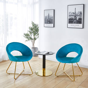 Modern Accent Velvet Lounge Chair by Couch.com